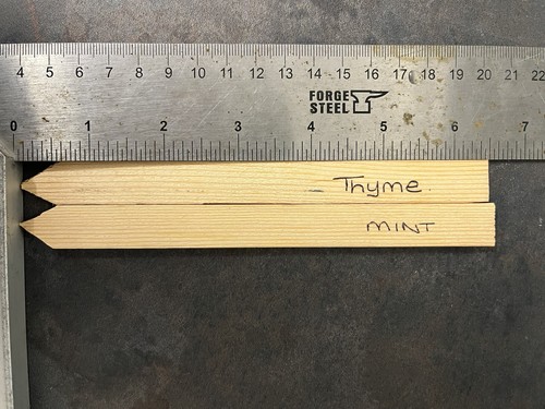 Wooden Plant Labels x50 - Picture 2 of 6