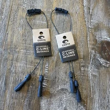 2 X Costa Del Mar C-Line Eyewear Leash NEW strap, retainer, black Retain Strap