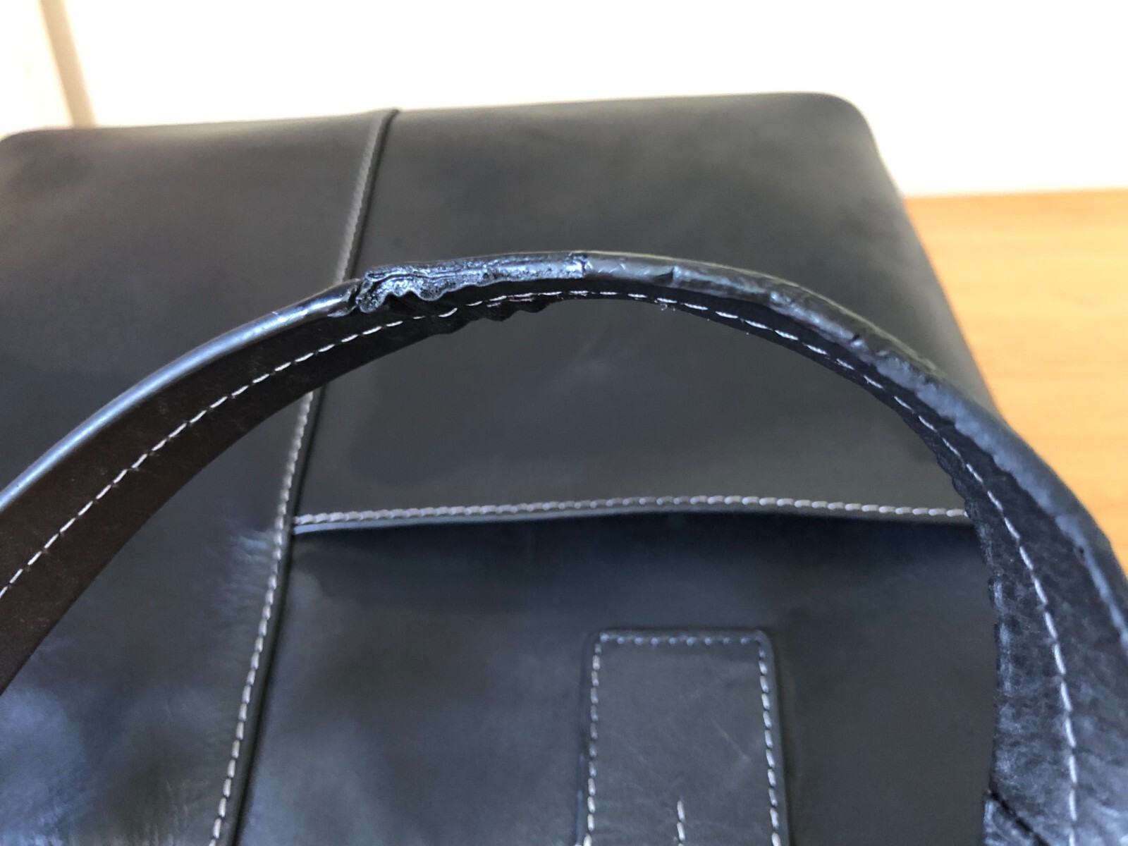 RADLEY BLACK LEATHER SHOULDER TOTE HANDBAG DOG TAG EXCELLENT CONDITION