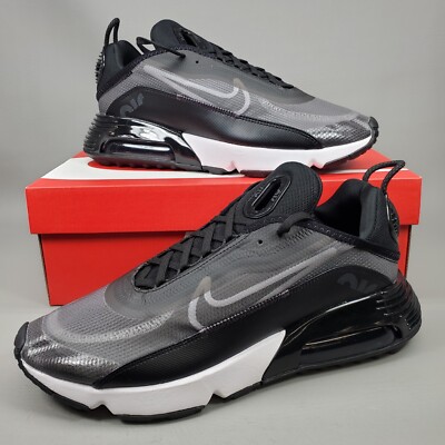 Nike Air Max 2090 Black Grey White Mens Running Shoes CW7306-001 Size 10 |  eBay