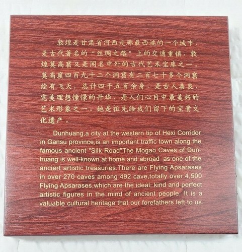 Figuras artísticas/tesoros de arte chino Apsaras voladoras de Dunhuang - Imagen 4 de 11