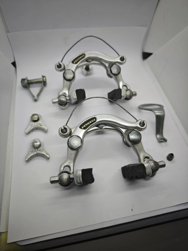 Étriers de freins pour vélo vintage PEUGEOT avant et arrière, FRANCE - Photo 4/4