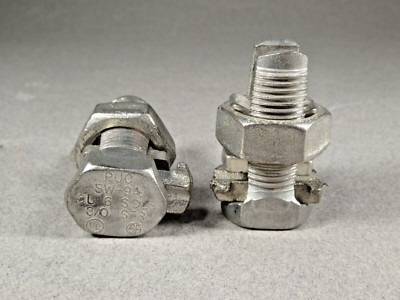 Lot of 2 New PUC  SW-9A Split Bolt Connectors, 4-3/0 AWG, CU 6SOL-3/0STR