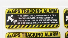 Gps Anti -theft Sticker 8 Pack Security Alarm-car Truckboat Vinyl Decals.