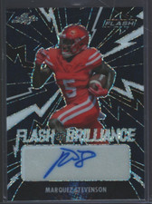 2021 Leaf Flash Flash of Brilliance Navy Blue #FBMS1 Marquez Stevenson Auto /75