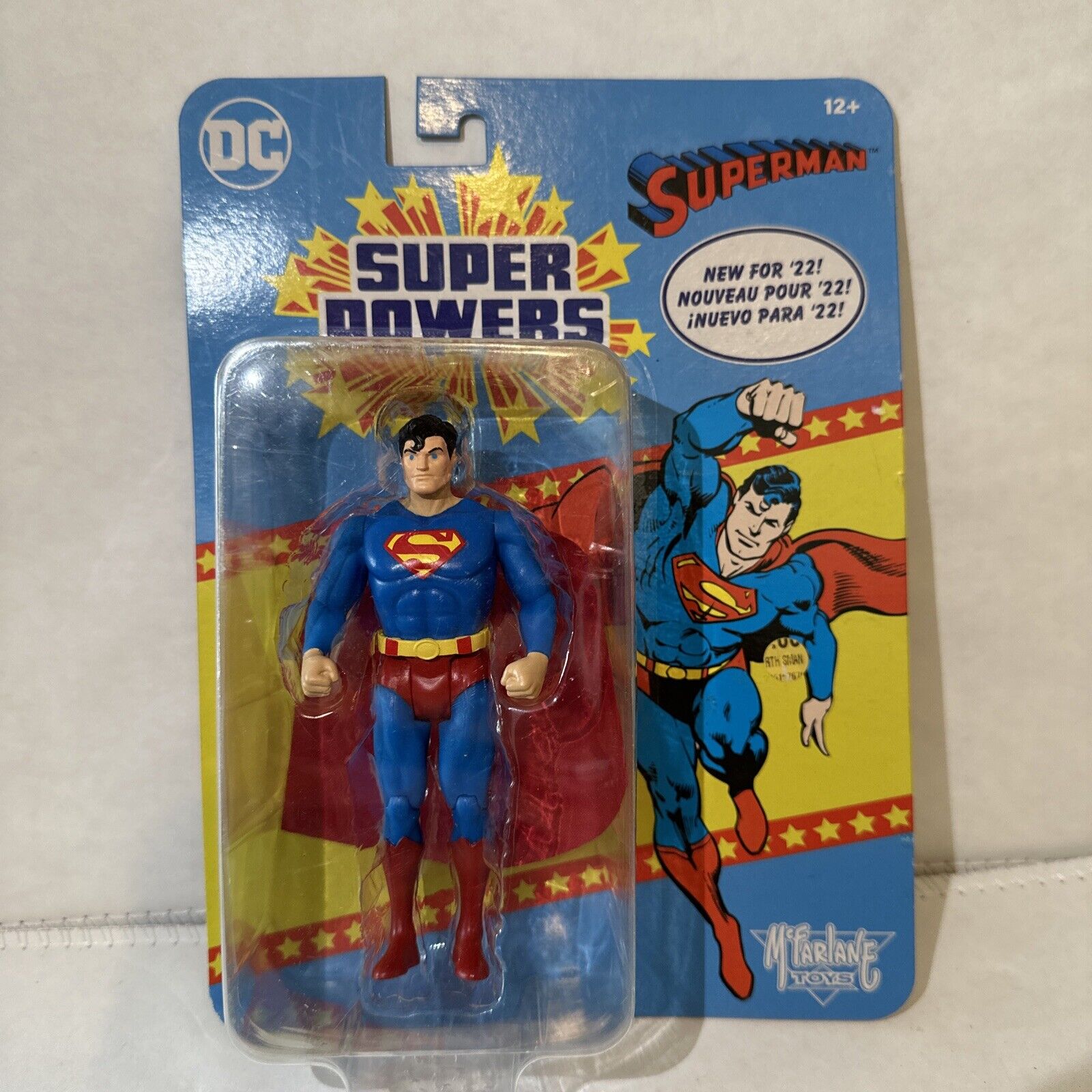 Retro Superman McFarlane Toys DC Super Powers Superman Action Figure 2022