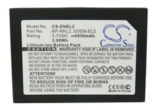 Replacement Battery For Nikon 3.7v 1050mAh/3.89Wh Camera Battery
