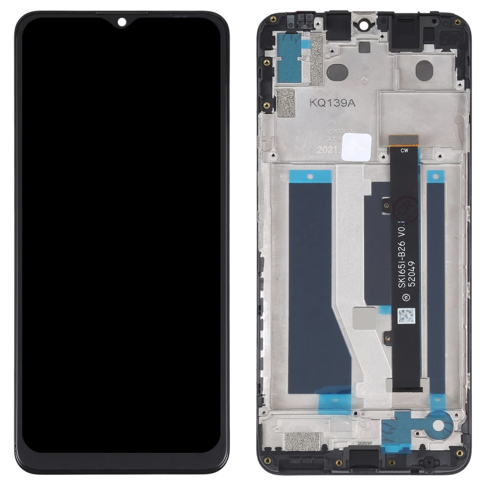 OEM LCD Screen For ZTE Blade A71 A7030 2021 Digitizer Full Assembly w/ Frame - Image 2 of 4