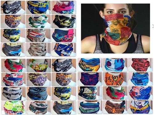 Unisex Multiusos Cuello Polaina Facial Bufanda Protector Solar A Prueba de Viento Headwea 937 - Imagen 11 de 16