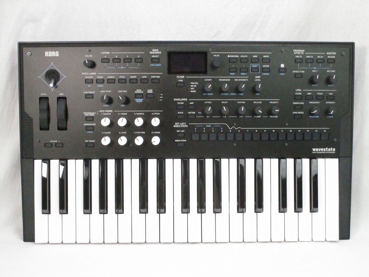 Korg Wavestate 37 Key Sequencing Synthesizer used Japan F/S Korg Wavestate 37 Key Sequencing Synthesizer used Japan F/S