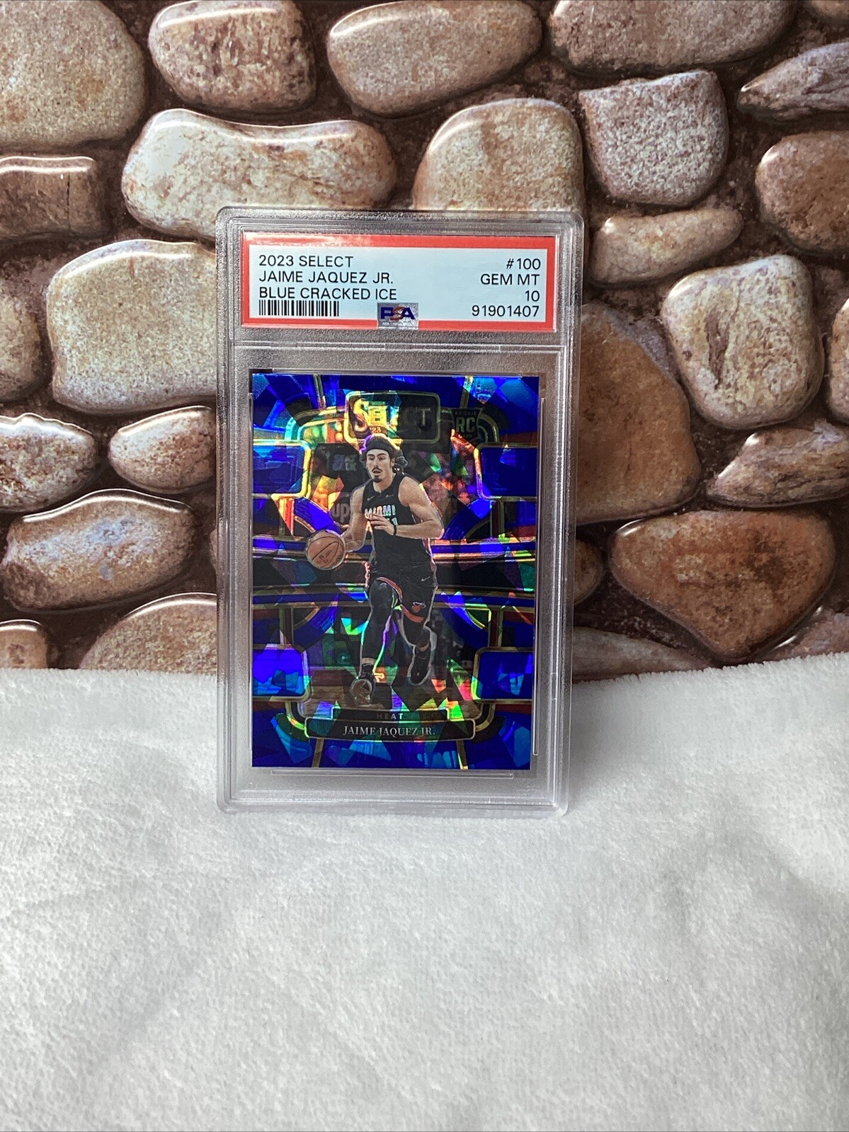 2023 Select Blue Cracked Ice Jaime JAQUEZ Jr #100 PSA 10