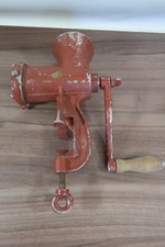 uralt Alu Fleischwolf Entsafter DRGM Möbius Guss Deko Landhaus Garten 