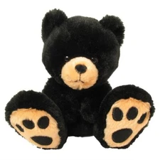 Wishpets - Black Bear - PawPets - 8"