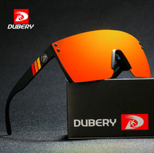 DUBERY Large Polarized Sport Sunglasses Men Oversize Driving Riding Glasses New