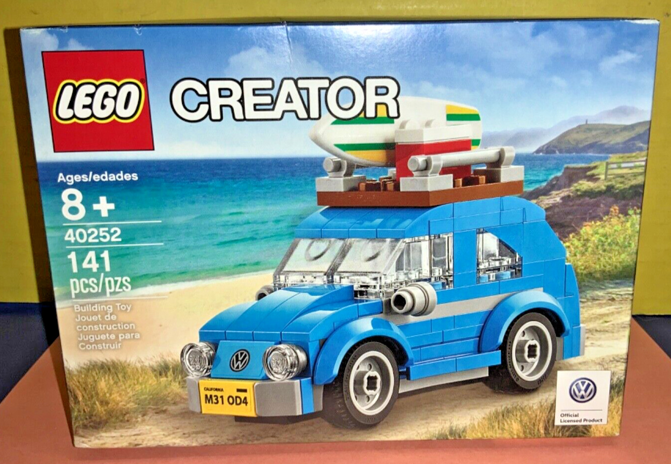 LEGO Creator Blue Volkswagen Beetle - 40252 w/ Box - AS IS