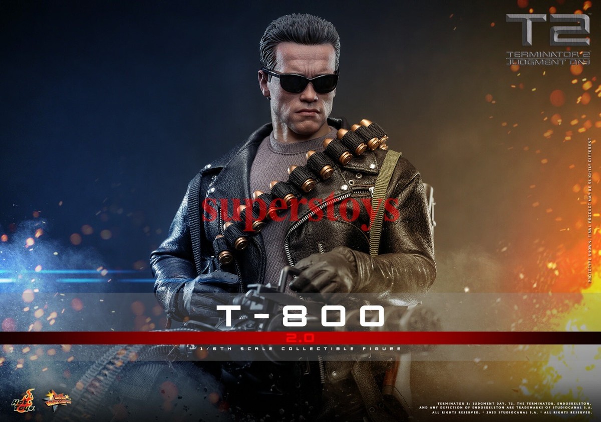Presale Hot Toys MMS795 1/6 Terminator 2 Judgment Day T-800 2.0