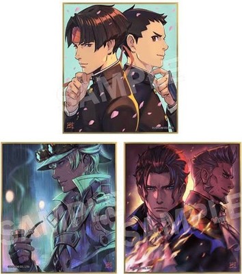 The Great Ace Attorney Shikishi Art Board Set Ryunosuke Naruhodo Capcom Limited