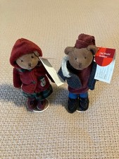 RUSS OLD WORLD TEDDIES TEDDY BEARS STANDS LOT 2 Elston and Avery