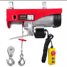 VEVOR Paranco Elettrico a Leva con Telecomando Motore Rame 1600W Carico 1000 kg