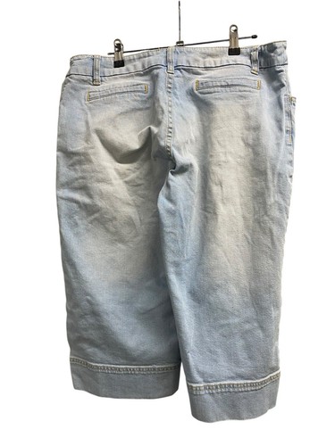VTG R M Williams The Bush Outfitters denim light blue casual jean shorts size 16 - Picture 3 of 8