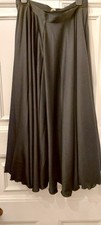 Ladies Italian full circle black skirt for small waist