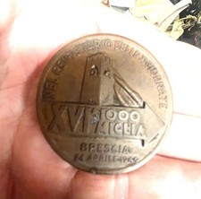 ORIGINAL 1949 Mille Miglia finishers bronze medal