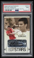 2006 Ace Authentic Center Court Stars Novak Djokovic ROOKIE CARD RC PSA 9
