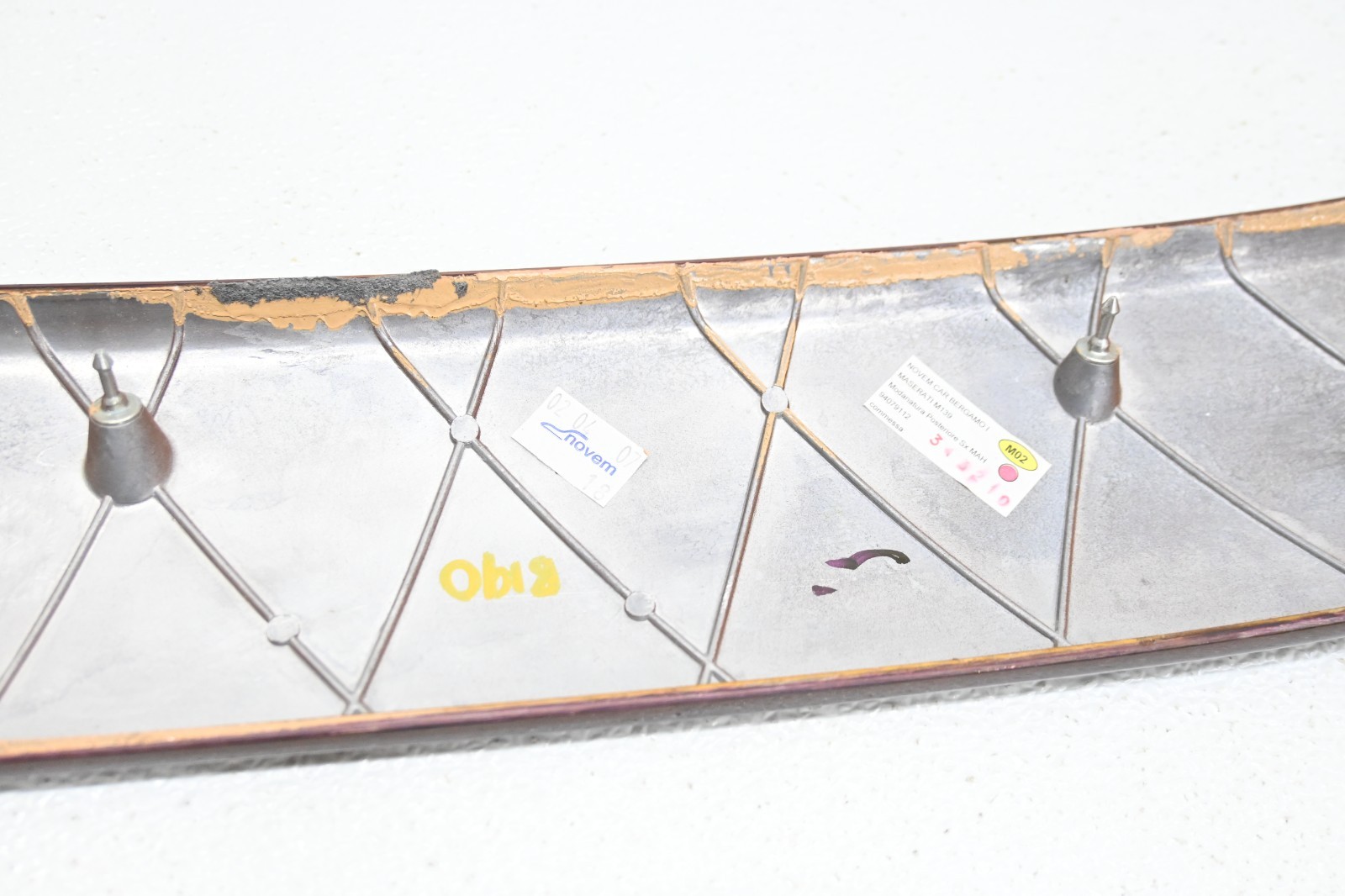 ⭐ 03-12 Maserati Quattroporte Rear Left Door Panel Wood Trim Bezel Oem