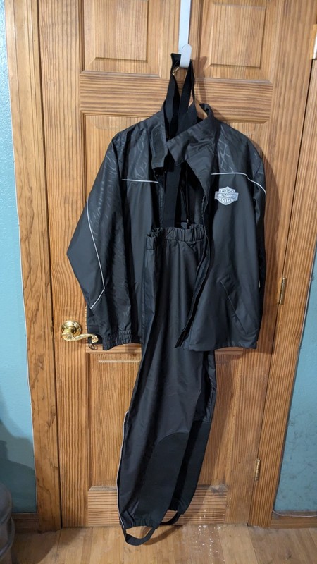 Harley-Davidson Full Speed Reflective Rainsuit X Small  "Excellent Condition" 