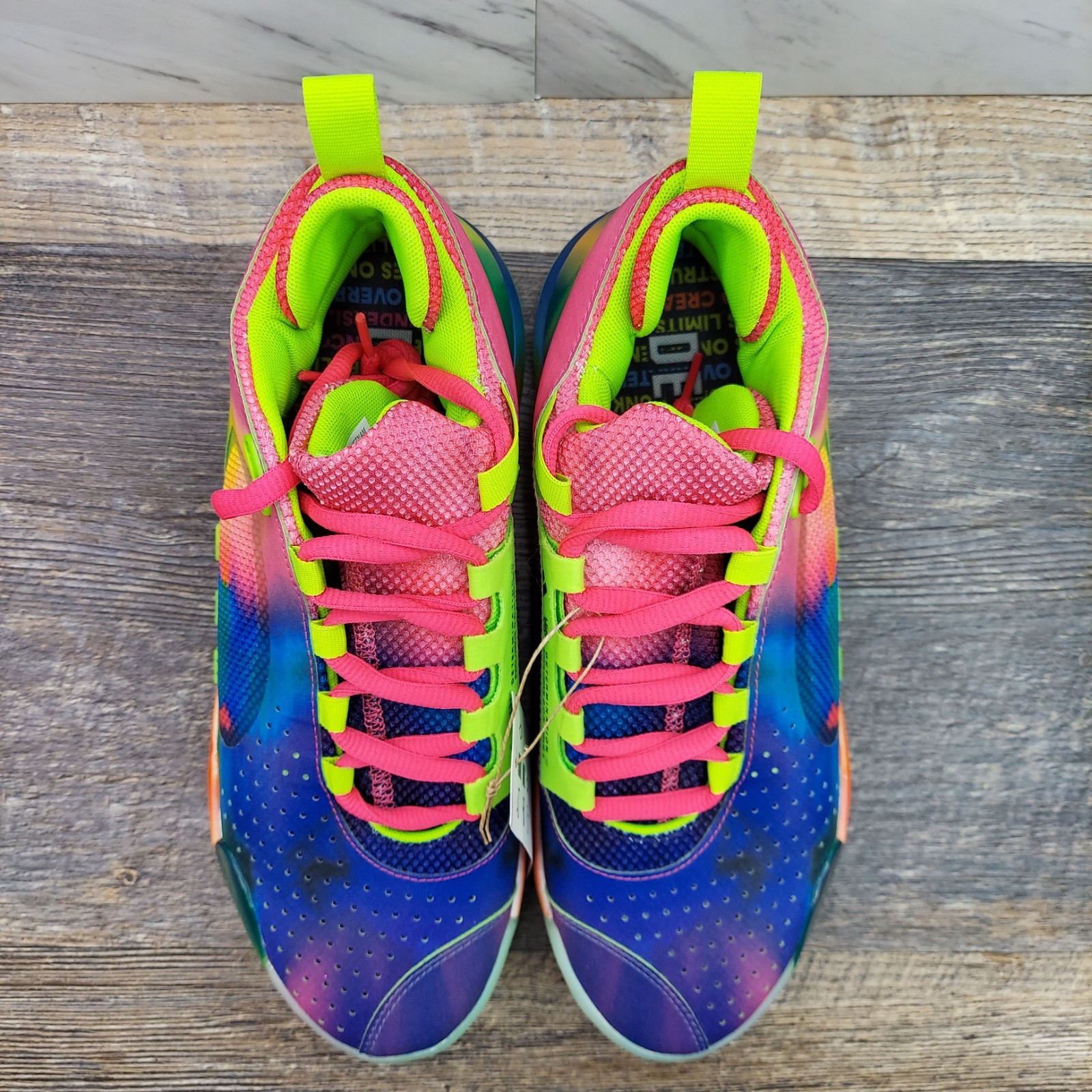 Adidas SM DON Issue 5 Tie Dye Multicolor Rare Limited Ed Shoes Mens 7 / Womens 8 image 4