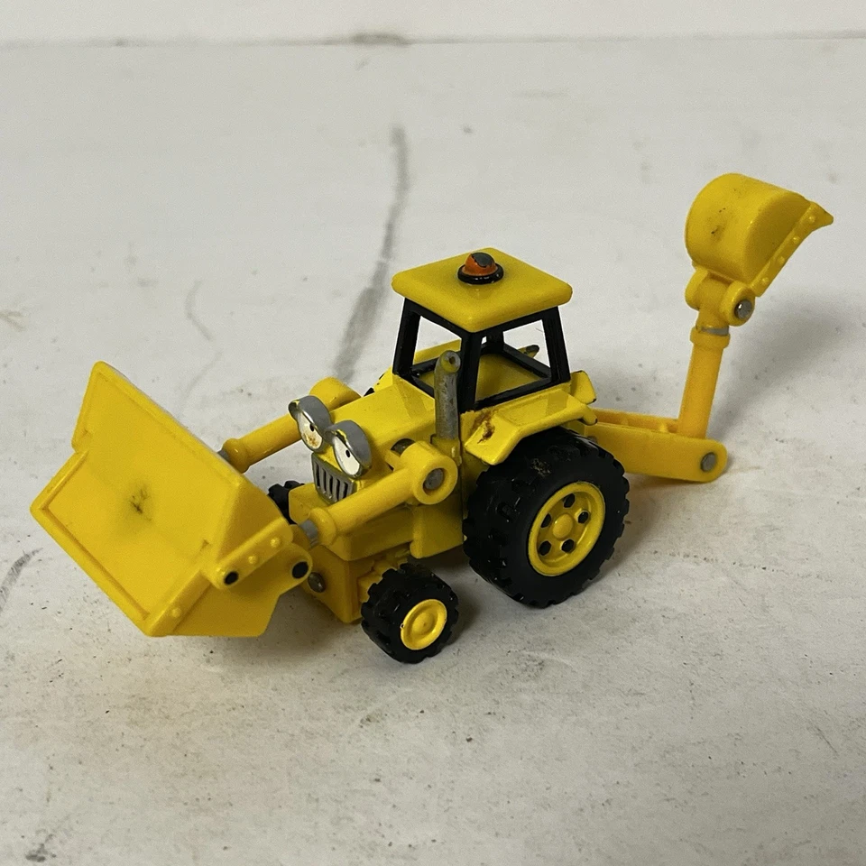 Vintage Bob The Builder - Scoop -  Learning Curve 1997 - Diecast W/ 🧲 Bucket - Image 2 of 4