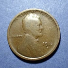 1912-S Lincoln cent  Good