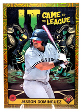 2022 Bowman Chrome It Came To The League Jasson Dominguez ICFL-8 Gold Mojo /50