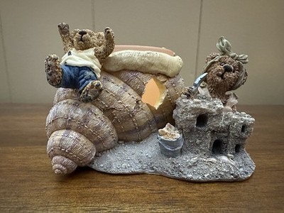 Boyd Bears & Friends Bailey And Huck  Whee!!! Candle Holder #27752 NIB Retired