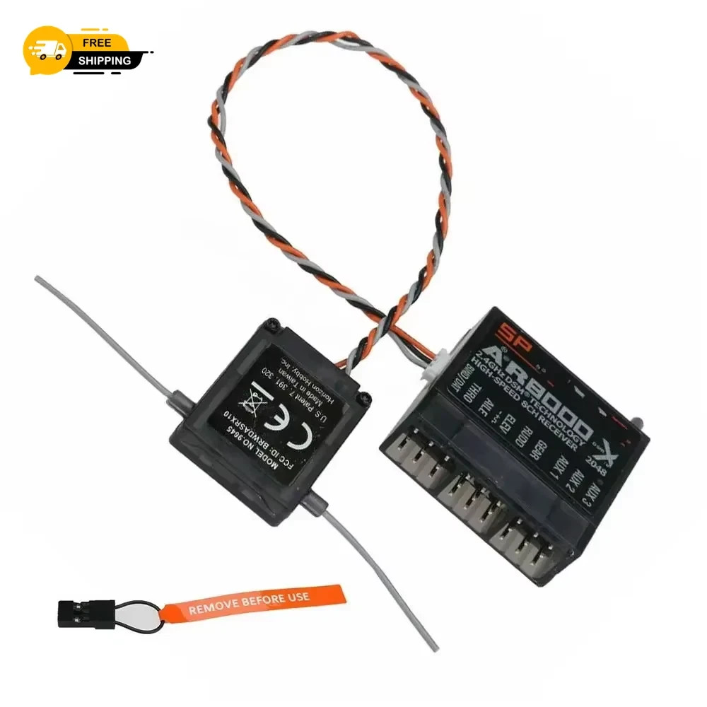 AR8000 8CH DSM-X Receiver 2.4Ghz DX8 Receiver W Remote Extension SPM SPEKTRUM DX