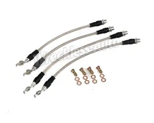 JZX100 Chaser / Mark II Stainless Steel Braided Brake Lines - Extended