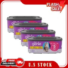 4 Pack Litter Genie Jumbo Refill for Cat Litter Disposal, 35 ft