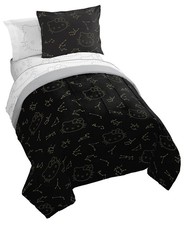 Hello Kitty Stars Twin Comforter Set - 5 Piece Bedding Includes Set Pillow ...