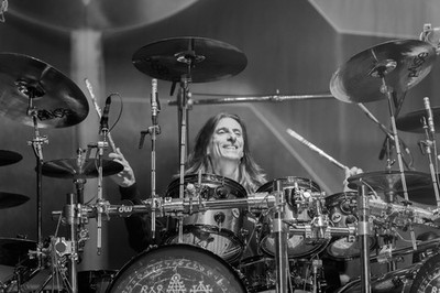 Drummer Scott Travis of Judas Priest Vintage Rock Concert Picture Photo 6x8