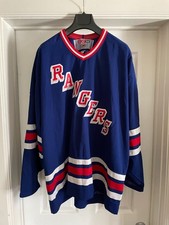 1996-1997 CCM New York Rangers Hockey Jersey Away Size XXL - Gretzky and Messier