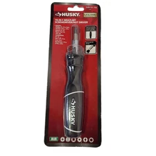 Husky 19-in-1 Multi-Bit Screwdriver Black New