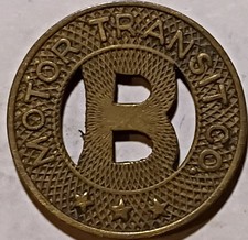 Billings, Montana - Motor Transit Co. One Fare Transit Token MT 80 D Billings, Montana - Motor Transit Co. One Fare Transit Token MT 80 D