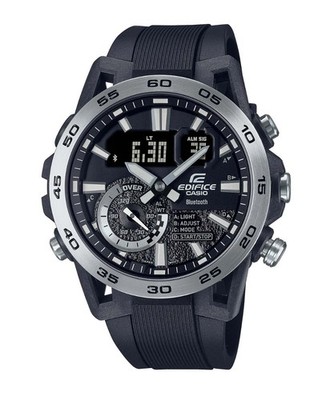 Casio ECB-40P-1AEF Edifice Bluetooth  Herrenuhr Ø43,5mm Karbon / Resinband