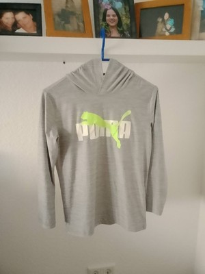 PUMA Hoodie für Jungs Gr. 158/164. Grau. NEU