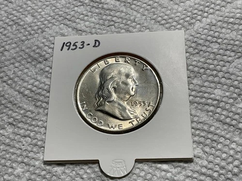 1953-D Franklin Half Dollar — photo from the most recent tracked eBay sale