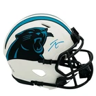 Tetairoa McMillan Carolina Panthers Signed Mini Helmet Lunar Riddell Fanatics