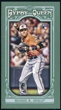 2013 Topps Gypsy Queen Manny Machado #85 RC Mini Parallel T206 Tobacco Style