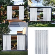 Durable Sun light Resistant Window Curtain Screen For Pergolas Instantly Setups