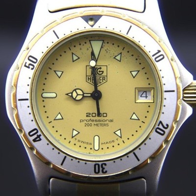 TAG Heuer 2000 Champagne Men's Watch - 974.013 for sale online