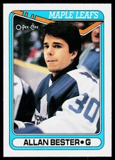 1990-91 O-Pee-Chee Allan Bester #32 Toronto Maple Leafs